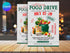 Food Drive Charity Flyer Template, Community Donation Poster, Fundraiser Food Drive Flyer, Editable Canva File