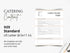 Catering Contract Template | Editable Food Service Agreement PDF | Printable Event Catering Legal Document | Catering Service Contract