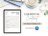 Car Rental Contract Template | Editable Vehicle Lease Agreement PDF | Printable Legal Rental Document | Auto Rental Contract