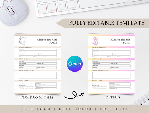 Wedding Florist Contract Template | Editable Floral Services Agreement PDF | Wedding Vendor Legal Contract | Printable Business Form