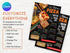 Delicious Pizza Food Flyer Template, Delicious Pizza Flyer, DIY Canva Pizza Flyer, Editable Canva US Letter Size Template for Pizza Flyer