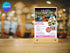 Grand Opening Flyer Template, Restaurant Food Flyer, Social Media Flyer, Bar Menu, Grand Opening Flyer Menu Template, Flyer Template