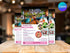 Grand Opening Flyer Template, Restaurant Food Flyer, Social Media Flyer, Bar Menu, Grand Opening Flyer Menu Template, Flyer Template
