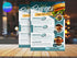 Burger Fast Food Flyer Template, Restaurant Food Flyer, Menu Template, Canva Template, Flyer Template, Price List Template, Food Poster