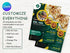 Soul Food Flyer, Food Flyer Template, Soul Food Editable Template, Cookout Flyer, Food Party Flyer, Editable Canva Food Menu Flyer Template