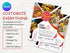 Fast Foodie Flyer Template, Food Menu Flyer Template for Canva, Restaurant Menu, Foodie Poster Design Template, Editable Template