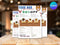 Food Hub Special Discount Flyer Template, Restaurant Promotion Flyer, Editable Canva Food Poster, Sale Marketing Design, Instant Download