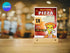Pizza Crazy Slice Flyer Template, Pizza Restaurant Promotion Flyer, Editable Canva Food Poster, Pizza Menu Design, Instant Download