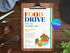 Editable Food Drive Flyer, Food Drive Flyer, Food Flyer Template, Fundraising Nonprofit Charity Event Instant Download Card, Feed The Poor