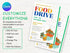 Editable Food Drive Flyer, Food Drive Flyer, Food Flyer Template, Fundraising Nonprofit Charity Event Instant Download Card, Feed The Poor