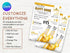 Happy Hour Flyer Template, Bar & Restaurant Drink Specials Promo, Editable Canva Flyer, Digital Download