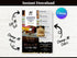 Cozy Restaurant Flyer Template, Editable Cafe Bistro Menu Flyer, Restaurant Food Promotion Poster, Canva Marketing Template Instant Download