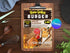 Flame Grilled Burger Flyer Template, Editable Fast Food Poster, Burger Menu Promotion Flyer, Canva Restaurant Marketing, Instant Download