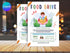 Food Drive Flyer Template, Charity Fundraiser Flyer, Community Donation Poster, Editable Canva Template, Nonprofit Event Flyer