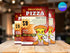 Pizza Crazy Slice Flyer Template, Pizza Restaurant Promotion Flyer, Editable Canva Food Poster, Pizza Menu Design, Instant Download