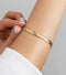 Golden Herringbone Bracelet | Premium Stainless Steel Bracelet | Slim Chain Bracelet | Women Jewelry | Minimalist Bracelet | Adjustable Gift